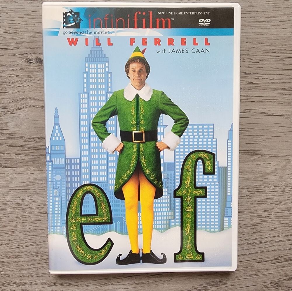 Elf Live Action Movie Christmas Holiday Comedy DVD 2013